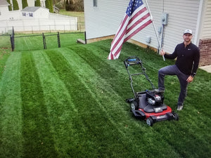 lawn care lawn stripes America grass mowing mower toro green grass kill weeds clean edges yard fertilizer 