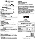 PGF 16-0-8 Fertilizer with Humic DG