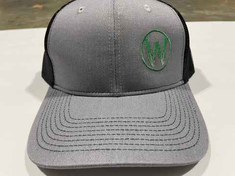 Trucker Hat LW Circle Logo Grey/Black